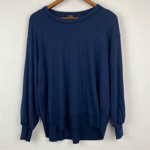 Jessica Simpson size Medium Women’s Blue Long Sleeve Pullover Top